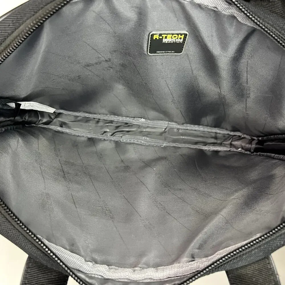 Kenneth Cole Reaction R-Tech Laptop Briefcase Bag Black 15